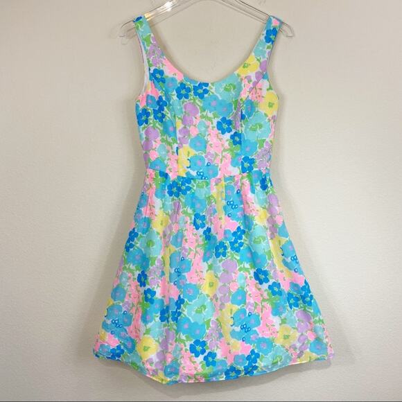 Lilly Pulitzer | Spring Fling Posey Dress Sz 0 - Picture 1 of 7